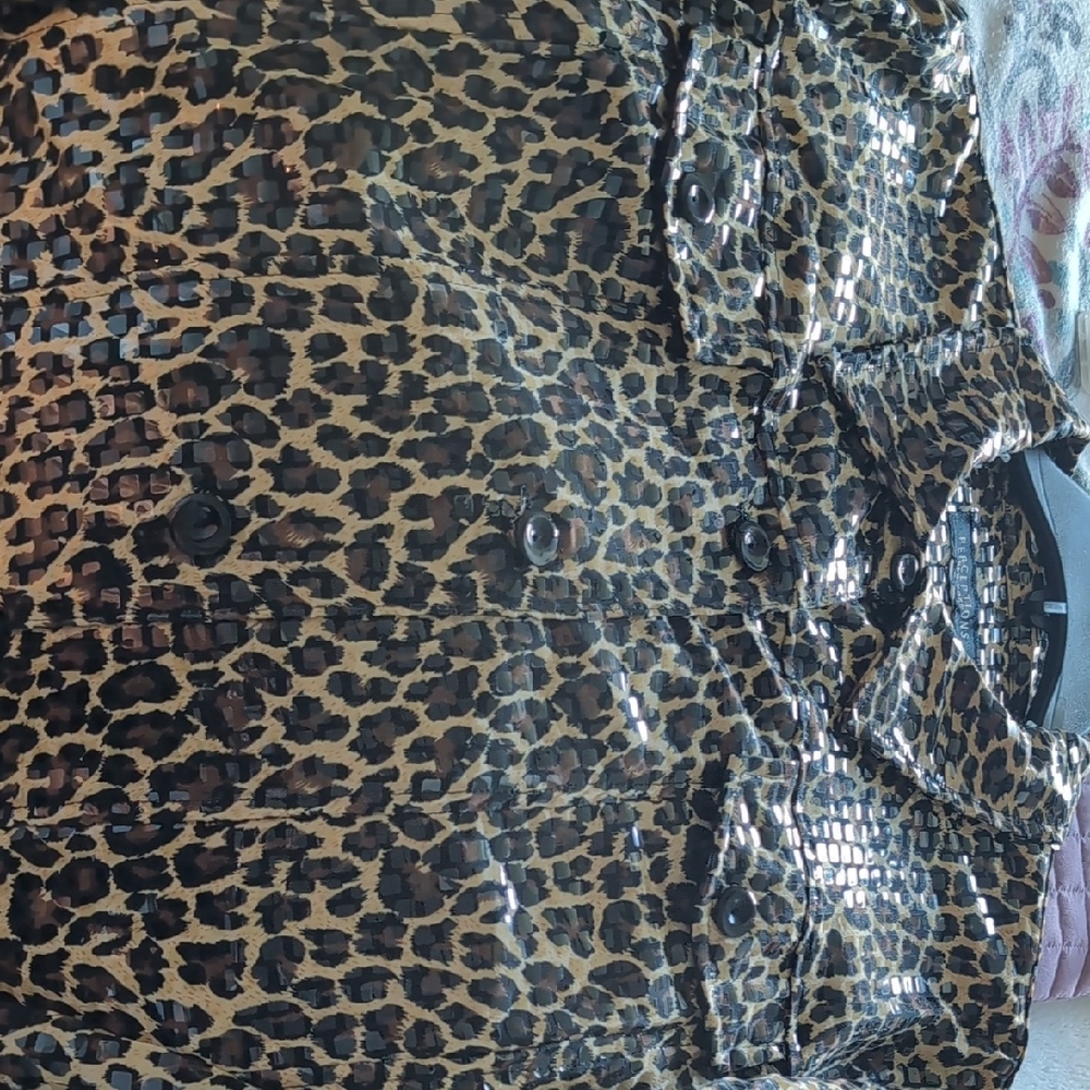 Perceptions Leopard Print Jacket - image 3